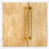 Antique Brass Embossed 3 Door Sideboard 4