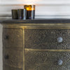 Antique Brass Chest Of Drawer With Black Granite Top 4