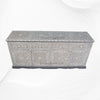Top of an Arabic Mother Of Pearl Inlay Cabinet in Light Grey 2