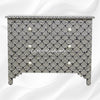 Top Arrow Bone Inlay 4 Drawer Dresser Black 1
