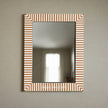 Asher Bone Inlay Stripe Mirror Almond