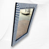 Asher Bone Inlay Stripe Mirror Dark Blue 2