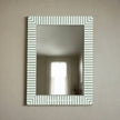 Asher Bone Inlay Stripe Mirror Green