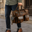 Aster Full Grain Leather Travel Briefcase