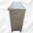 Black Bone Inlay 9 Drawer Checks Design Chest 3