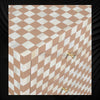 Bone Inlay 4 Drawer Checkerboard Dresser Almond 3