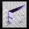 Bone Inlay 7 Drawer Checkerboard Dresser Lilac 4