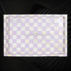 Bone Inlay Checkerboard Tray Lilac 2