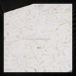 Bone Inlay Edge Floral Bedside White 5