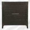 Bone Inlay Chest of 3 Drawer Honeycomb Black 6