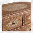 Teakwood Bone Inlaid Chest of 4 Drawers 2