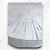 Bone Inlay Illusion Stripe Center Table White Brass 2