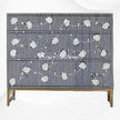 Bone Inlay Ada 3 Drawer Dresser Blue 1