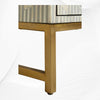 Bone Inlay Ada 3 Drawer Dresser Grey 5