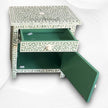 Bone Inlay Bedside Floral 1 Drawer 1 Door Sage Green 1