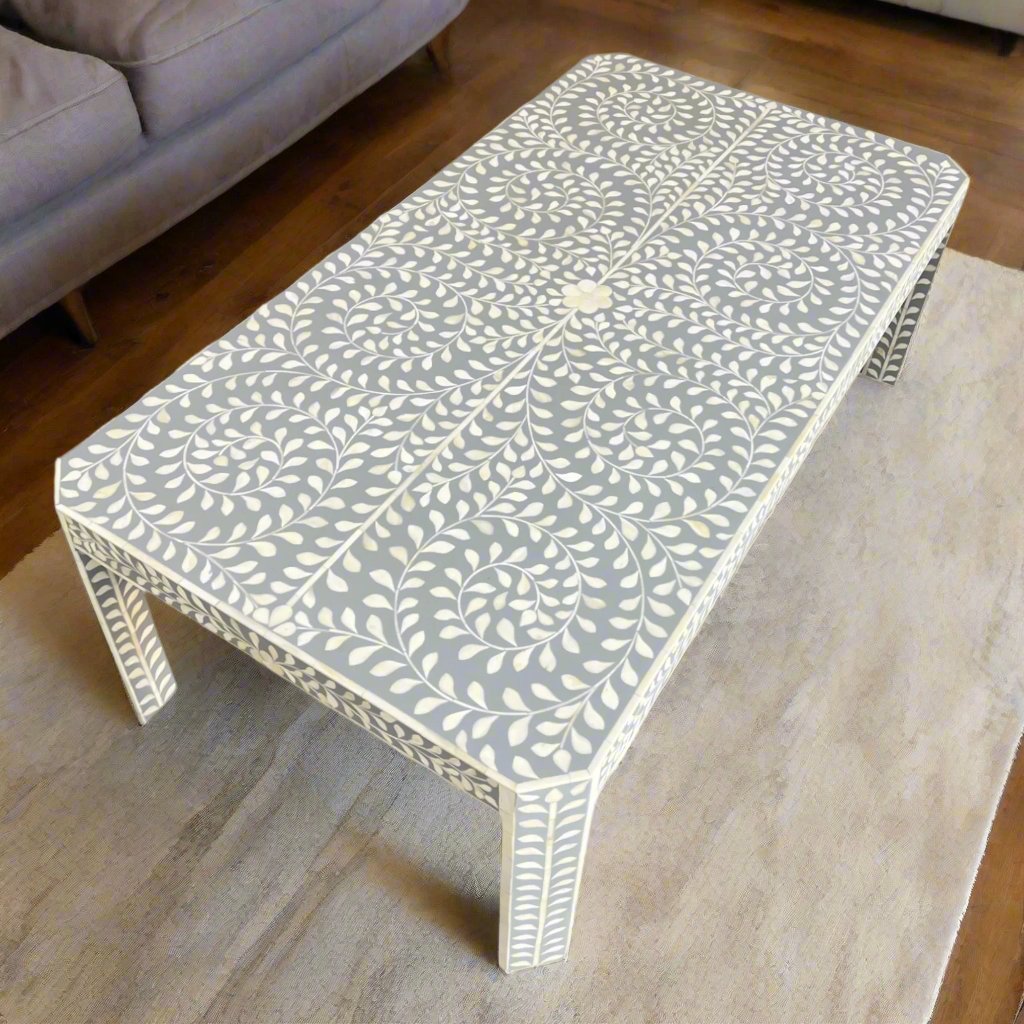 Bone Inlay Buy Bone Inlay Coffee Tables | Center Tables @ Best Price – Luxury ...