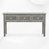 Black Bone Inlay Fishscale Console 3 Drawer 3