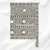 Bone Inlay Floral Chest of 4 Drawer Black 3