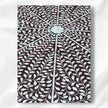 Bone Inlay Round Floral Dining Table Brown 4
