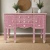 Bone Inlay Victorian Buffet Pink