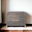 Waterfall Bone Inlay 4 Drawer Dresser Black 4