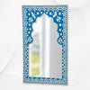 Butterfly Bone Inlay Mirror Blue