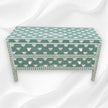 Buy Bone Inlay 2 Drawer Sideboard Green