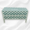 Buy Bone Inlay 2 Drawer Sideboard Green