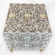 Carl MOP Inlay 2 Drawer Bedside Brownish Grey 6