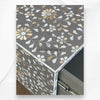 Carl MOP Inlay 2 Drawer Bedside Brownish Grey 4