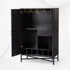 Celesta Mother of Pearl Inlay Bar Cabinet Black 5