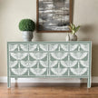 Handcrafted Bone Inlay Sideboard Green