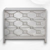 Chatham Hollywood Regency Silver Metal 3 Drawer Dresser 4