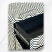 Chevron Bone Inlay Buffet Black 4