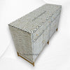 Chevron Bone Inlay Buffet Black 2