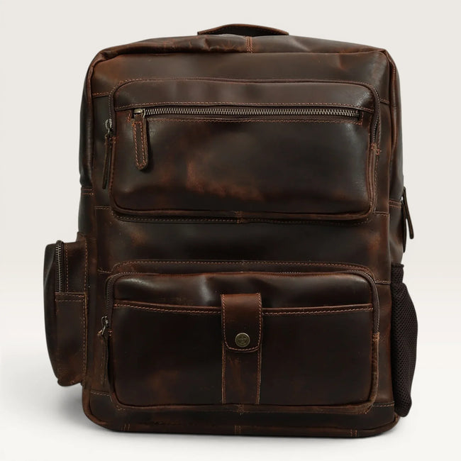 Tino Classic Leather Travel Backpack