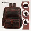 Tino Classic Leather Travel Backpack