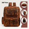 Tino Classic Leather Travel Backpack
