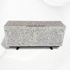 Colored Bone Inlay Gray Fishscale Sideboard 2