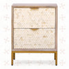 Cora Bone Inlay 2 Drawer Bedside 4