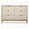 Cora Bone Inlay 6 Drawer Dresser 5