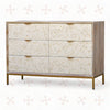 Cora Bone Inlay 6 Drawer Dresser 2