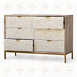 Cora Bone Inlay 6 Drawer Dresser 3