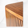 Deluxe Tamboured Bar Cabinet Brown 6