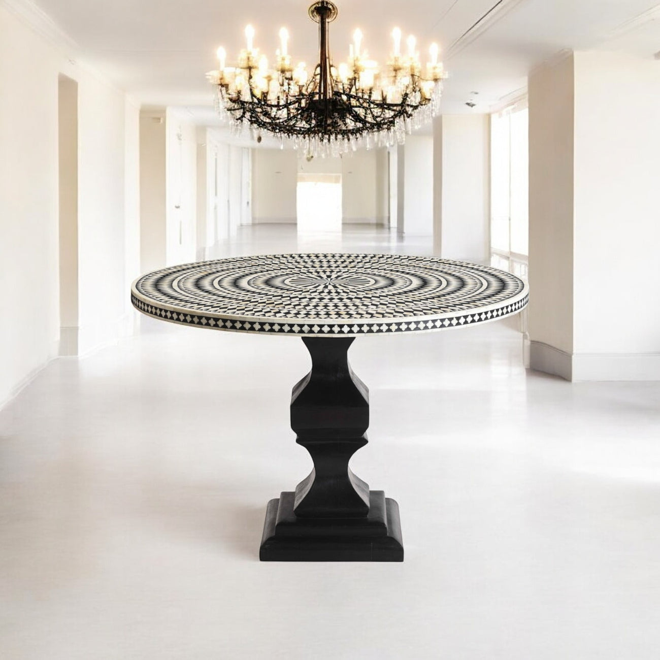 Buy Bone Inlay Dining Table Sets Online – Luxury Handicraft
