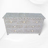 Dove Grey Mother Of Pearl Inlay Chest Of 7 Drawers Large 1
