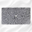 Eleanor Bone Inlay Chest of Three Drawers Black 4