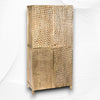 Elio Brass Embossed 4 Door Cupboard 4