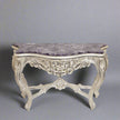 Elsa Console with Amethyst Gemstone Top 1