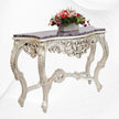 Elsa Console with Amethyst Gemstone Top 2